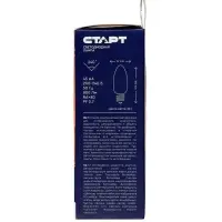 Лампа светодиодная СТАРТ, 10 Вт, Е14, С37, 4000К, 800 Лм, свечение нейтральное белое