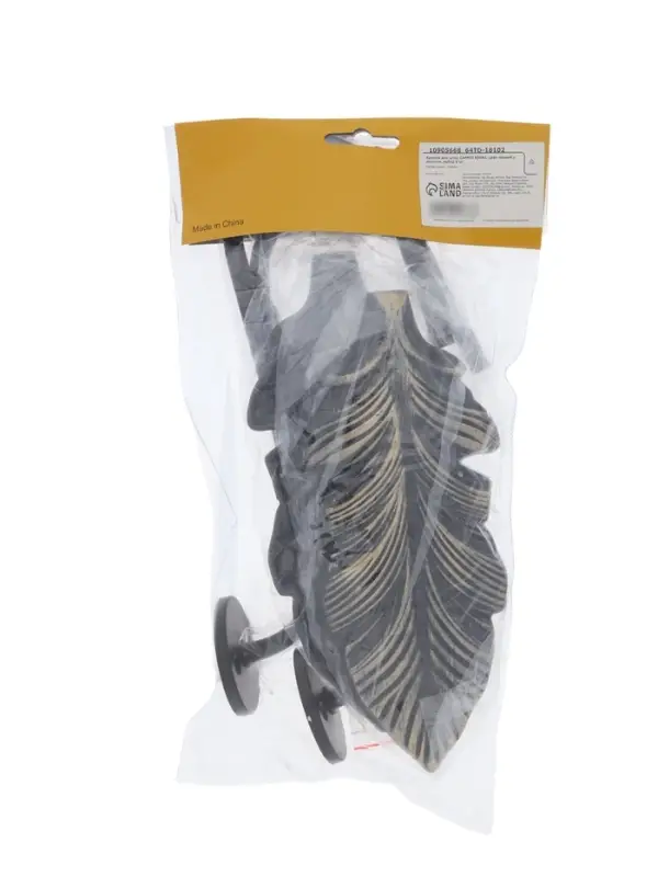 Крючок для штор CAPPIO KS041, цвет черный с золотом, набор 2 шт Крючок для штор CAPPIO KS041, цвет черный с золотом, набор 2 шт