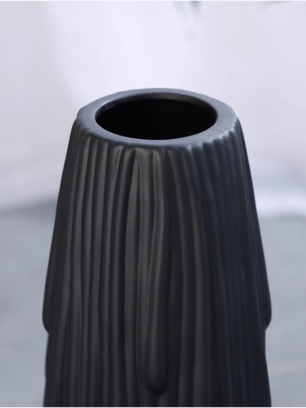 Ваза керамика напольная Ваза керамика напольная "Ганс" 58х13 см, чёрный