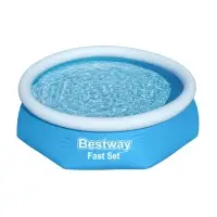 Бассейн надувной Bestway Fast Set 57448/57494, 244&times;61 см, круглый