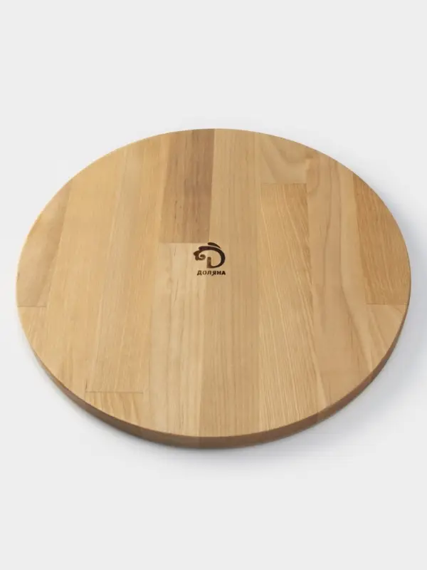 Менажница круглая Доляна, d=32 см, 7 секций, дерево берёза