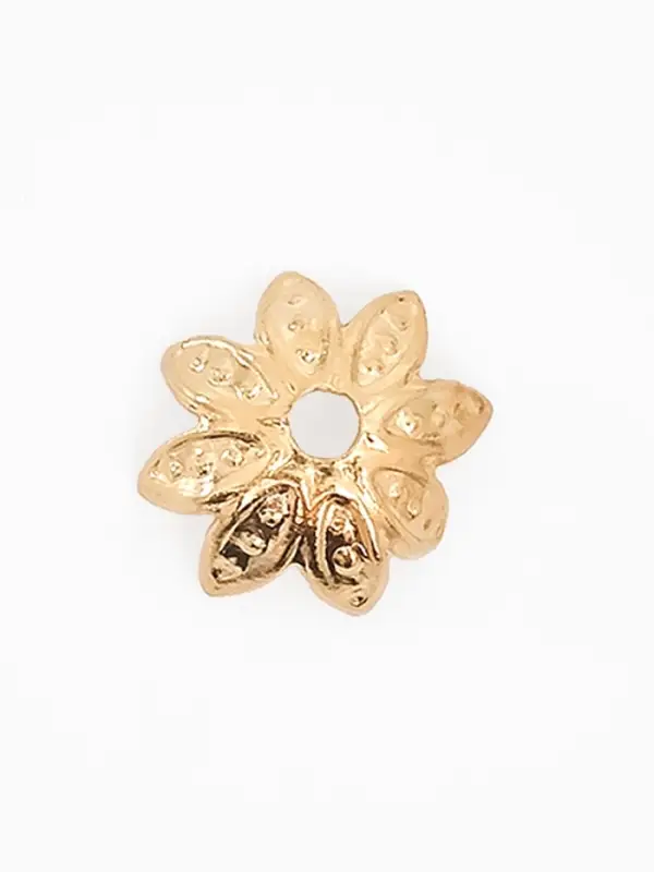 Шапочки для бусин (набор 50 шт.) СМ-011-1, 3.5&times;8 мм, цвет золото