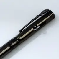 Ручка металл с фигурным клипом, автоматическая