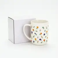Кружка чайная керамическая &laquo;Цветы&raquo;, 630 мл