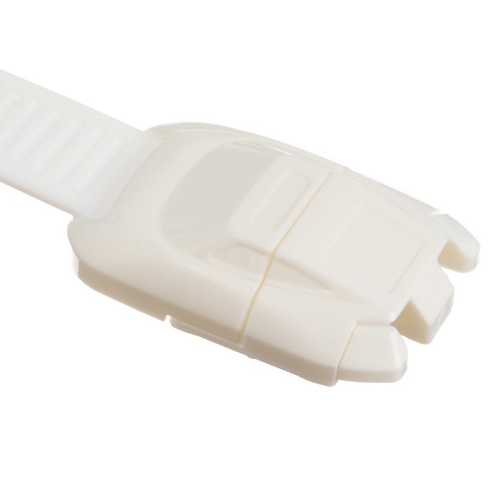 Набор блокираторов для дверей и ящиков, универсальные, гибкие, 4 шт., цвет белый, Крошка Я Набор блокираторов для дверей и ящиков, универсальные, гибкие, 4 шт., цвет белый, Крошка Я