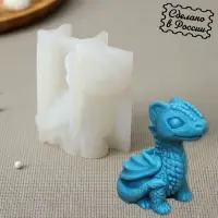 Молд для заливки &laquo;Дракоша Лилу&raquo;, силикон, 4.2&times;6.5 см, высота 7.5 см, прозрачный