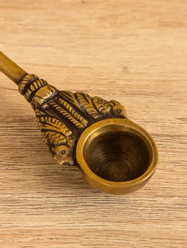 Подставка под благовония  Подставка под благовония "Ложка мира" латунь 15,5 см