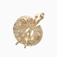 Брошь &laquo;Краски&raquo;, палитра, цветная в золоте