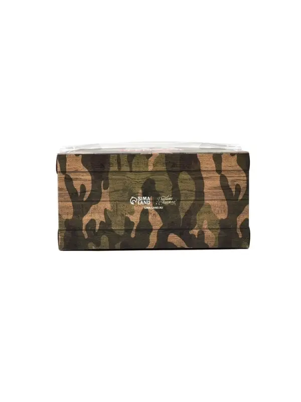 Коробка для капкейков, кондитерская упаковка, 2 ячейки &laquo;23 Февраля&raquo;, 16&times;8&times;10 см