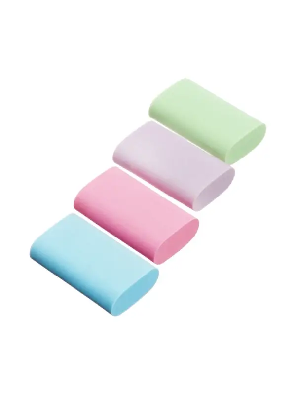 Ластик, термопластичная резина, 35×22×10 мм, пастельный, МИКС Ластик, термопластичная резина, 35×22×10 мм, пастельный, МИКС