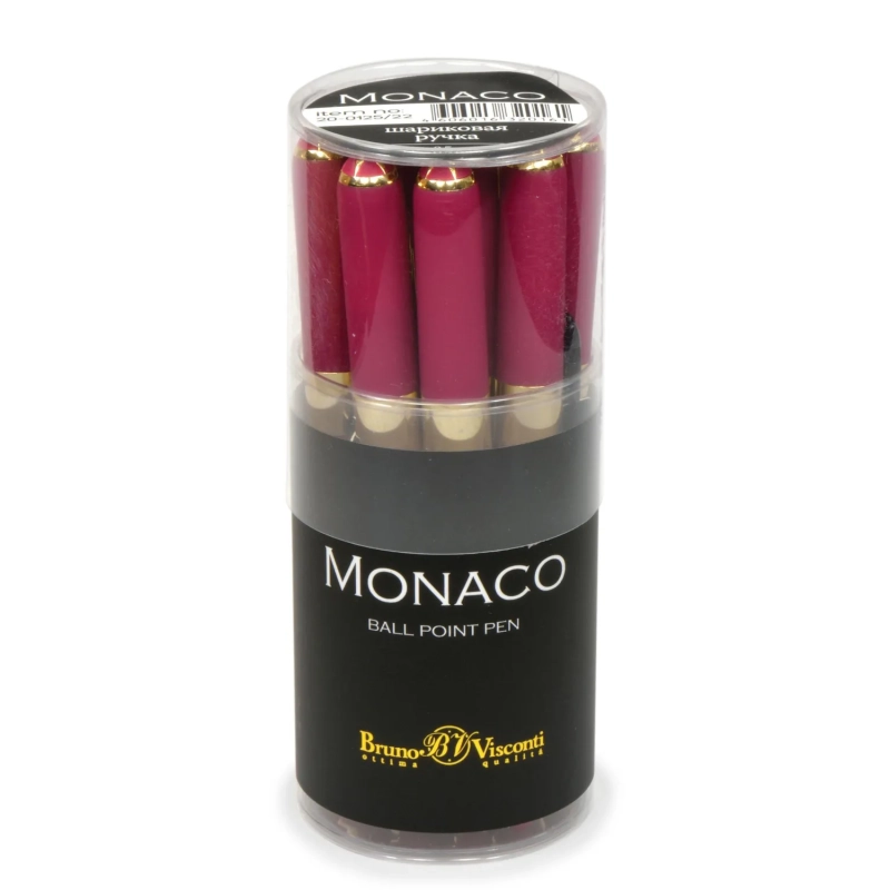 Ручка шариковая неавтомат. MONACO пурп.корп,0,5мм,син,манж20-0125/22