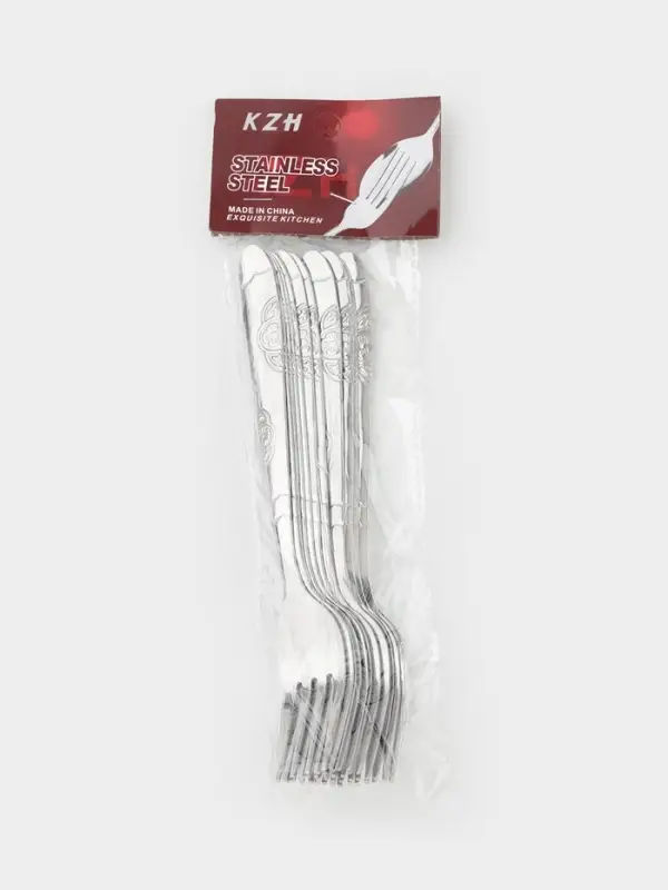 Набор вилок столовых &laquo;Весна&raquo;, h=18 см, 12 шт., нержавеющая сталь