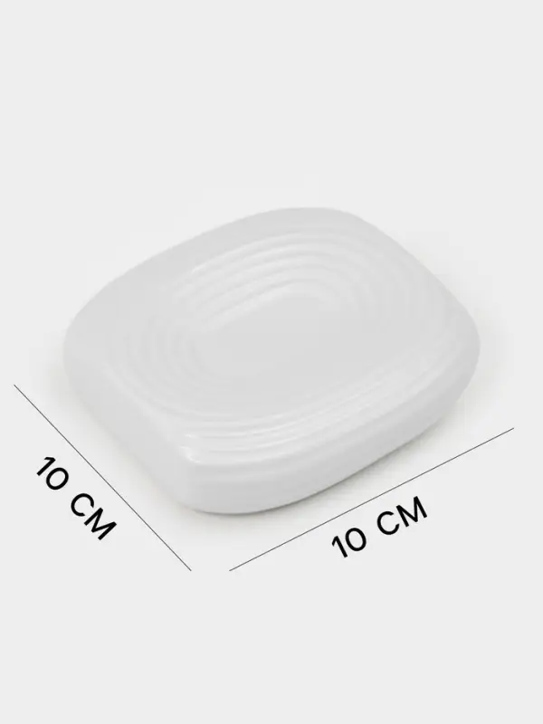 Набор для ванной Love, 4 предмета, дозатор для мыла, 2 стакана, мыльница, 200 мл, керамика, белый