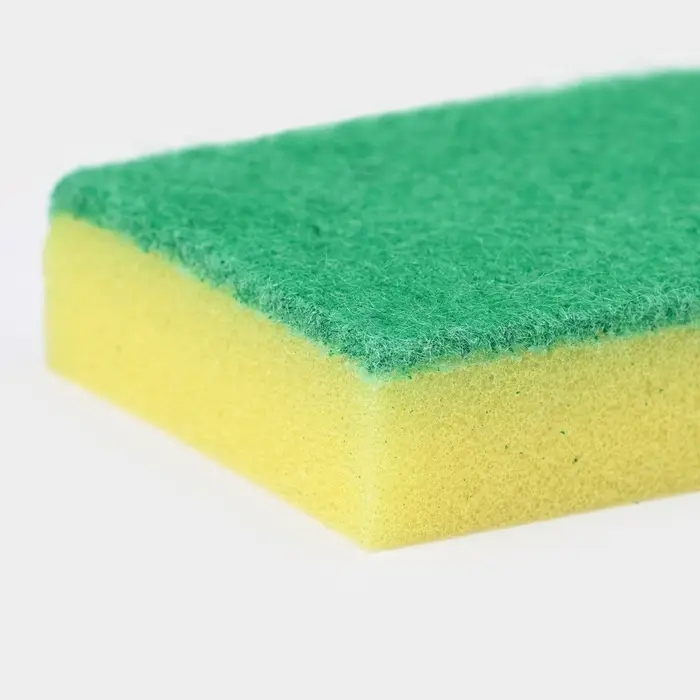 Набор губок для посуды с чистящим слоем Доляна «Супер», 10×7×2.5 см, 5 шт. Набор губок для посуды с чистящим слоем Доляна «Супер», 10×7×2.5 см, 5 шт.