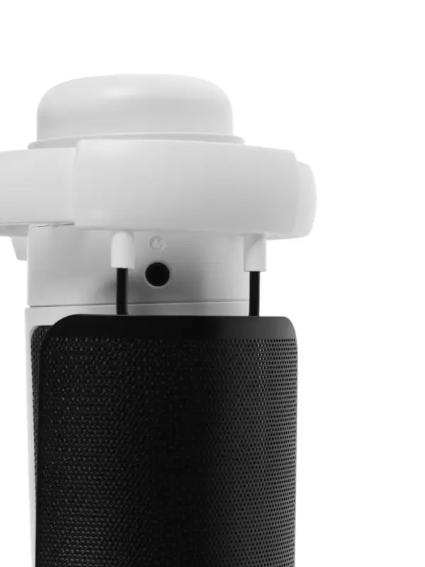 Микрофон конденсаторный для ПК, USB, пантограф, поп-фильтр, подсветка, шумоподавление, белый