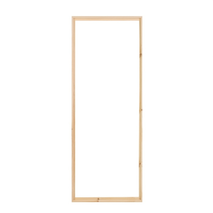 Дверной блок для бани, 190×70см, из сосны, на клиньях, массив Дверной блок для бани, 190×70см, из сосны, на клиньях, массив