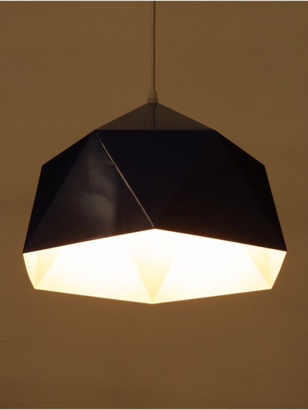 Светильник Edward 1х40Вт Е27 пр-1м синий 38х38х25см Светильник Edward 1х40Вт Е27 пр-1м синий 38х38х25см