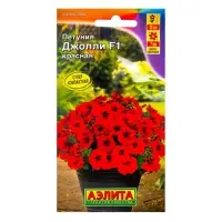 Набор семян Петуния Джолли красная F1 многоцветковая, 4 шт. Набор семян Петуния Джолли красная F1 многоцветковая, 4 шт.