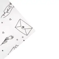 Бумага упаковочная тишью &laquo;Контурные ветки&raquo;, 50 х 70 см