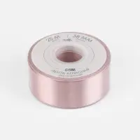 Лента атласная TEIRA, двухсторонняя, 38 мм, 25&plusmn;1 м, нежно-розовая №164