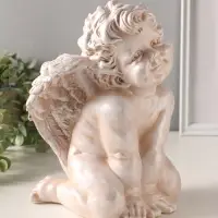 Фигура полистоун "Ангел улыбается" высота 29 см