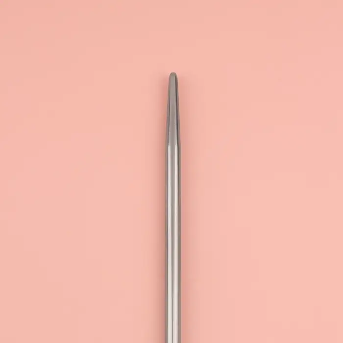 Спицы круговые, для вязания, с металлическим тросом, d=3 мм, 10/40 см Спицы круговые, для вязания, с металлическим тросом, d=3 мм, 10/40 см