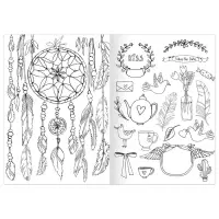 Раскраска &laquo;Для творчества и вдохновения&raquo;, 12 стр., А5