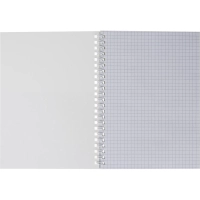 Бизнес-тетрадь Flakes blue обложка УФ лак, спираль, А5, 48л, клетка