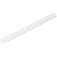 Пружины для переплета пластиковые 21 кольцо, 25 мм, (белые), 50 шт./уп