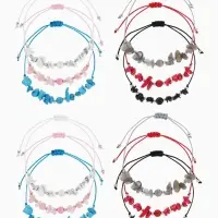 Браслет под натуральный камень &laquo;Крошка&raquo; с бусиной №8, цвет МИКС