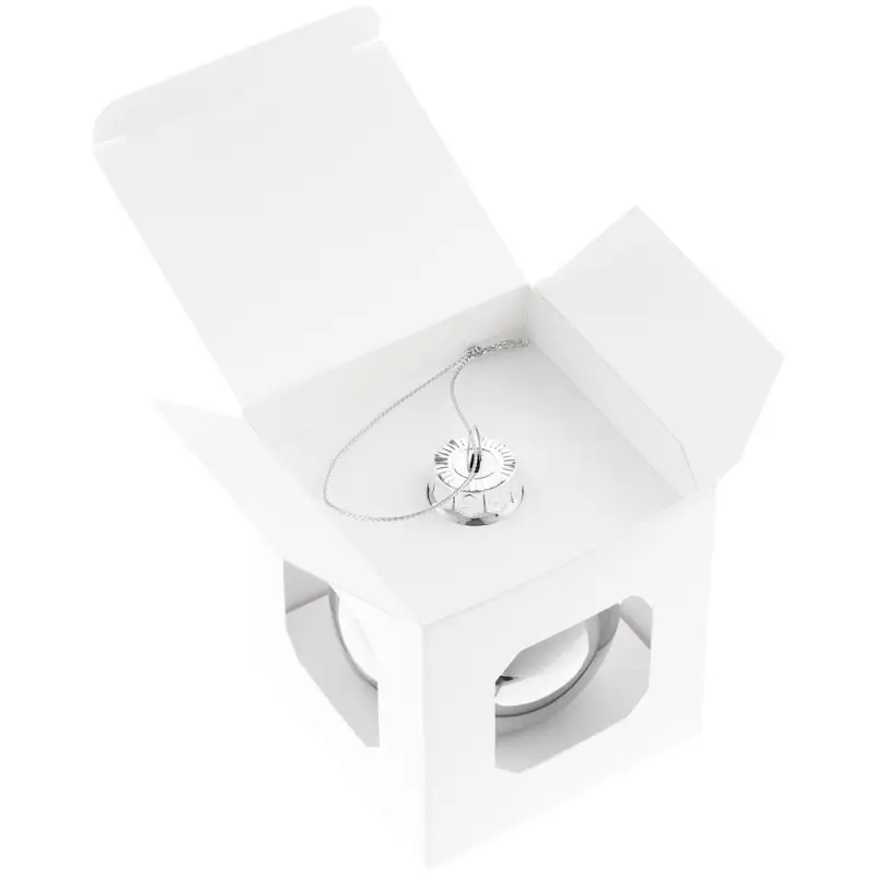 Елочный шар Finery Gloss, 8 см, глянцевый серебристый Елочный шар Finery Gloss, 8 см, глянцевый серебристый