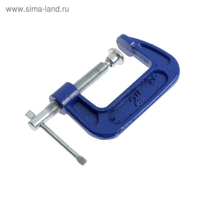 Струбцина G-образная ТУНДРА, усиленная, 2 Струбцина G-образная ТУНДРА, усиленная, 2" (50 мм)