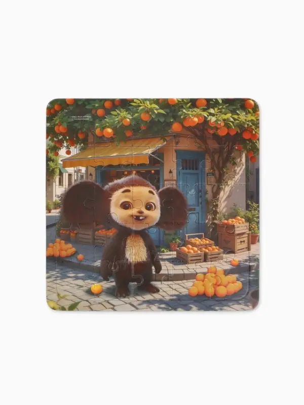 Пазлы 4в1 &laquo;Чебурашка&raquo;, 9, 16, 25, 36 деталей