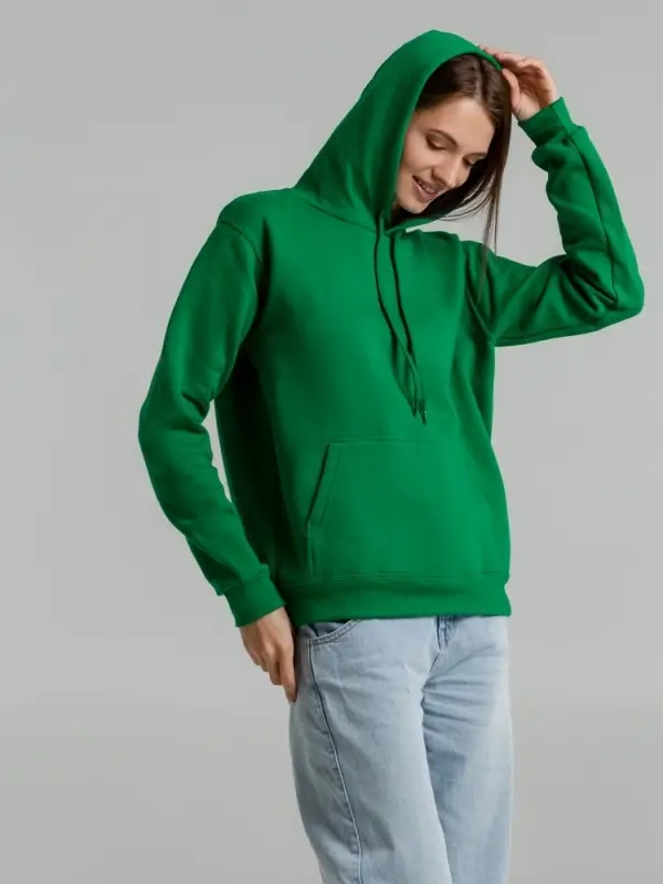 Толстовка с капюшоном Snake II ярко-зеленая, размер XS Толстовка с капюшоном Snake II ярко-зеленая, размер XS