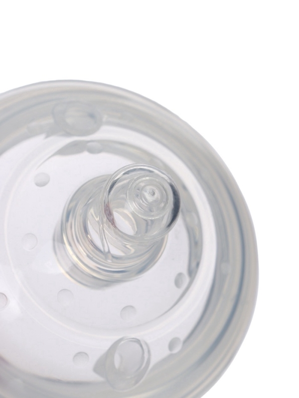 Соска для бутылочки силиконовой M&B, шир.горло, Ø70мм, от 6 мес, антиколиковая