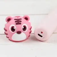 3D ручка Тигрёнок, работа с пластиком PLA, USB кабель питания, розовая