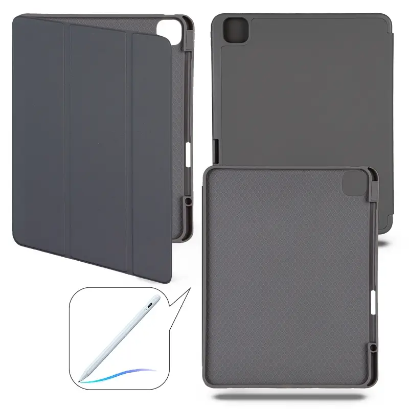 Чехол-книжка для iPad Pro 13 (2024) Smart Case (Pencil) Dark Gray №7
