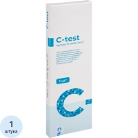 Тест Экспресс на антиген 2в1, Covid-19+грипп А/В, C-test, 1шт