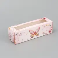 Коробка подарочная для макарун &laquo;Только для тебя&raquo;, 18&times;5.5&times;5.5 см