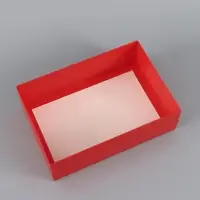 Коробка подарочная сборная с крышкой &laquo;Зимняя елочка&raquo;, 30&times;20&times;9 см