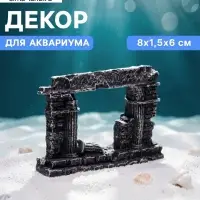 Декор для аквариума &laquo;Античные руины&raquo;, 8&times;1.5&times;6 см