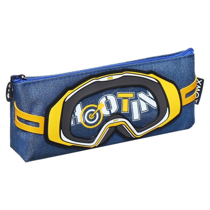 Пенал школьный на молнии Пенал школьный на молнии "Подводные очки", микс