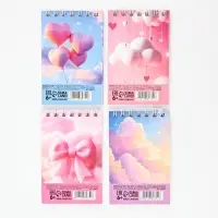 Блокнот А7, 32 листа в мягкой обложке, на гребне "Мечтай" МИКС