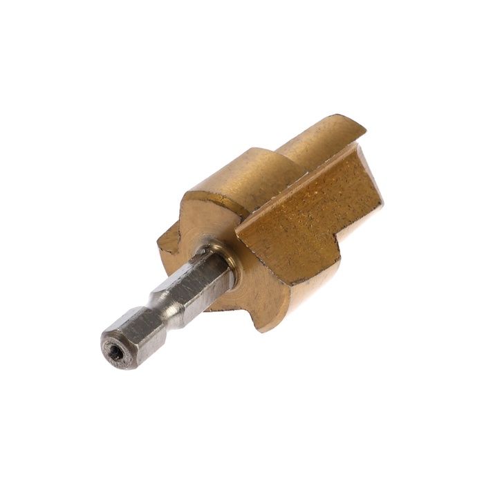 Насадка на шуруповерт ТУНДРА, зенкер ступенчатый для полипропиленовых труб, 18-24 мм Насадка на шуруповерт ТУНДРА, зенкер ступенчатый для полипропиленовых труб, 18-24 мм