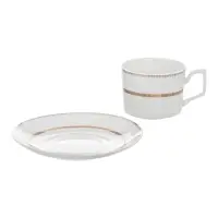 Чайный набор WY Grace, 12 предметов, кружка 250 мл 6 шт., блюдце d=15.5 см 6 шт., фарфор