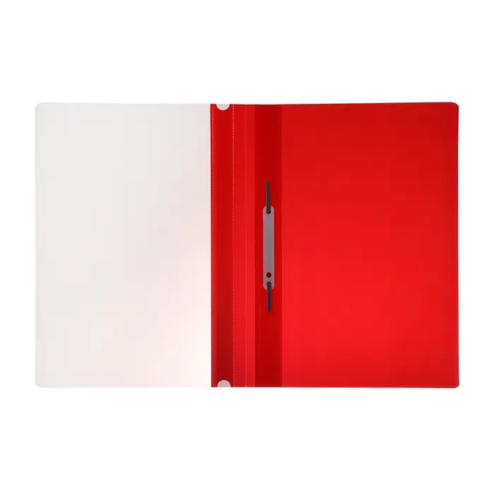 Папка - скоросшиватель Calligrata, А4,160 мкм, красная, прозрачный верх Папка - скоросшиватель Calligrata, А4,160 мкм, красная, прозрачный верх