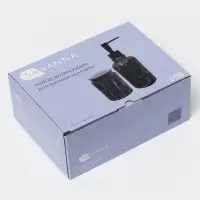 Набор аксессуаров для ванной комнаты SAVANNA, 2 предмета, дозатор, стакан, серый