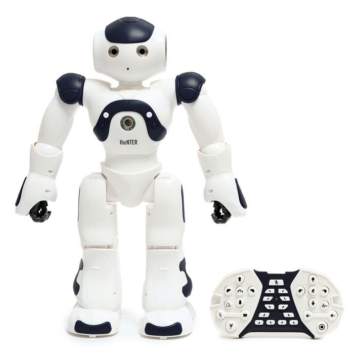 Робот радиоуправляемый «Хантер», дым, свет, звук, с аккумулятором, цвета МИКС