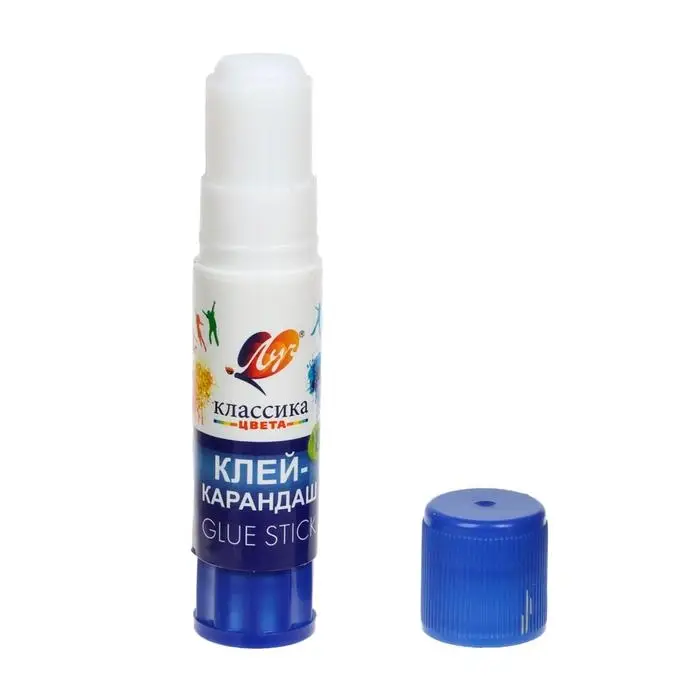 Клей-карандаш PVP 8 г Луч  Клей-карандаш PVP 8 г Луч "Классика"