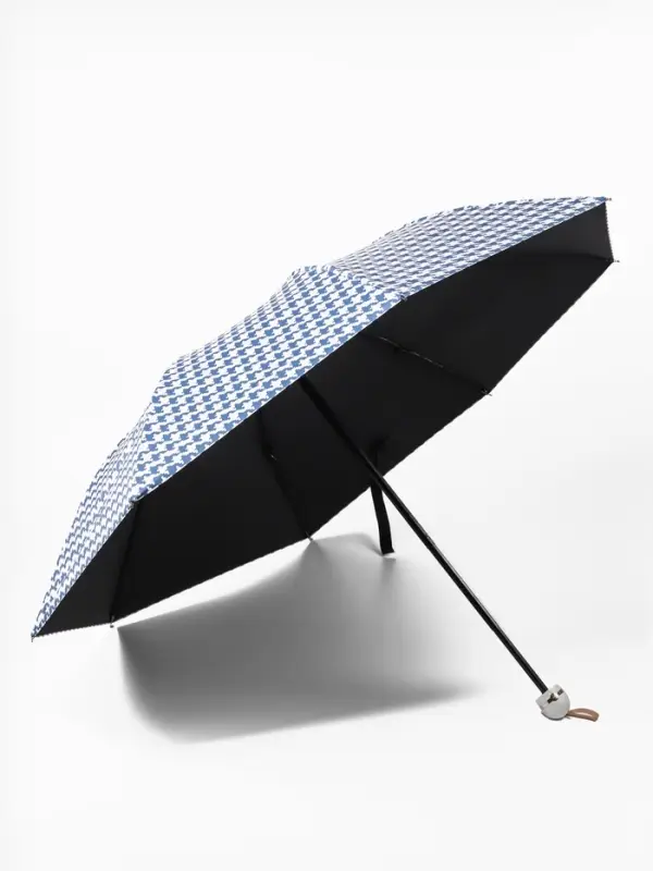 Зонт механический &laquo;Лапка&raquo;, эпонж, 4 сложения, 8 спиц, R=49/56 см, d=98 см, МИКС